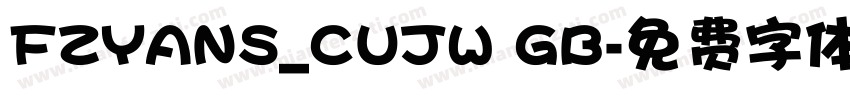 FZYANS_CUJW GB字体转换